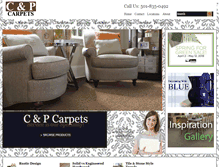 Tablet Screenshot of candpcarpets.com